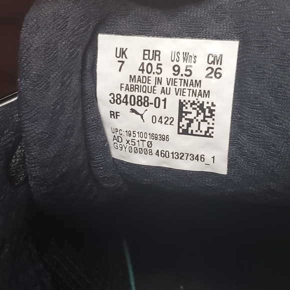 PUMA - size 9.5- Womens Orkid Intense Floral Sneakers Shoes - Black floral - Picture 8 of 12